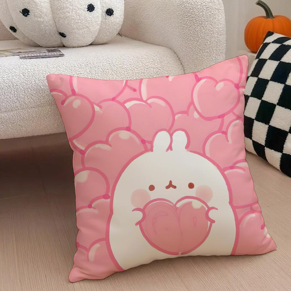 MMolang Cushion Cover Linen Pillow Case Soft Breathable Protective Couch Room Decoration
