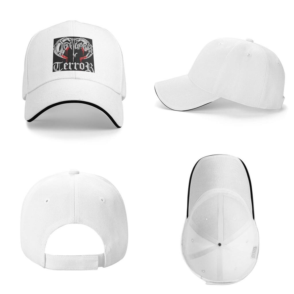 Unisex Baseballkepsar Dödsannons Death Metal Rockband Musik Utomhus Streetwear Sport Baseballkepsar Hip Hop Keps Casquette Hattar