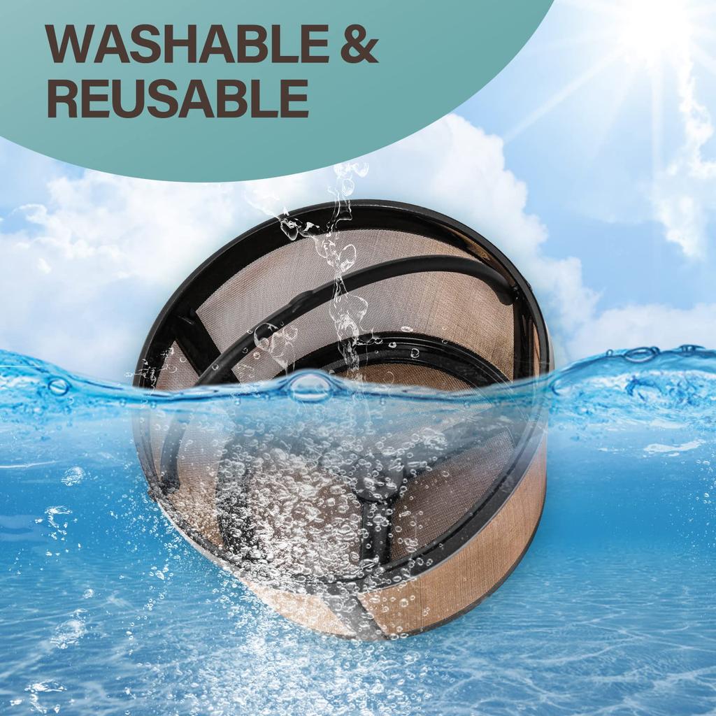 Coffee Filter Basket Stainless Steel Mesh Nylon Coffee Filter Machine Reusable Tea Coffee Filter Screen Coffee Accessories