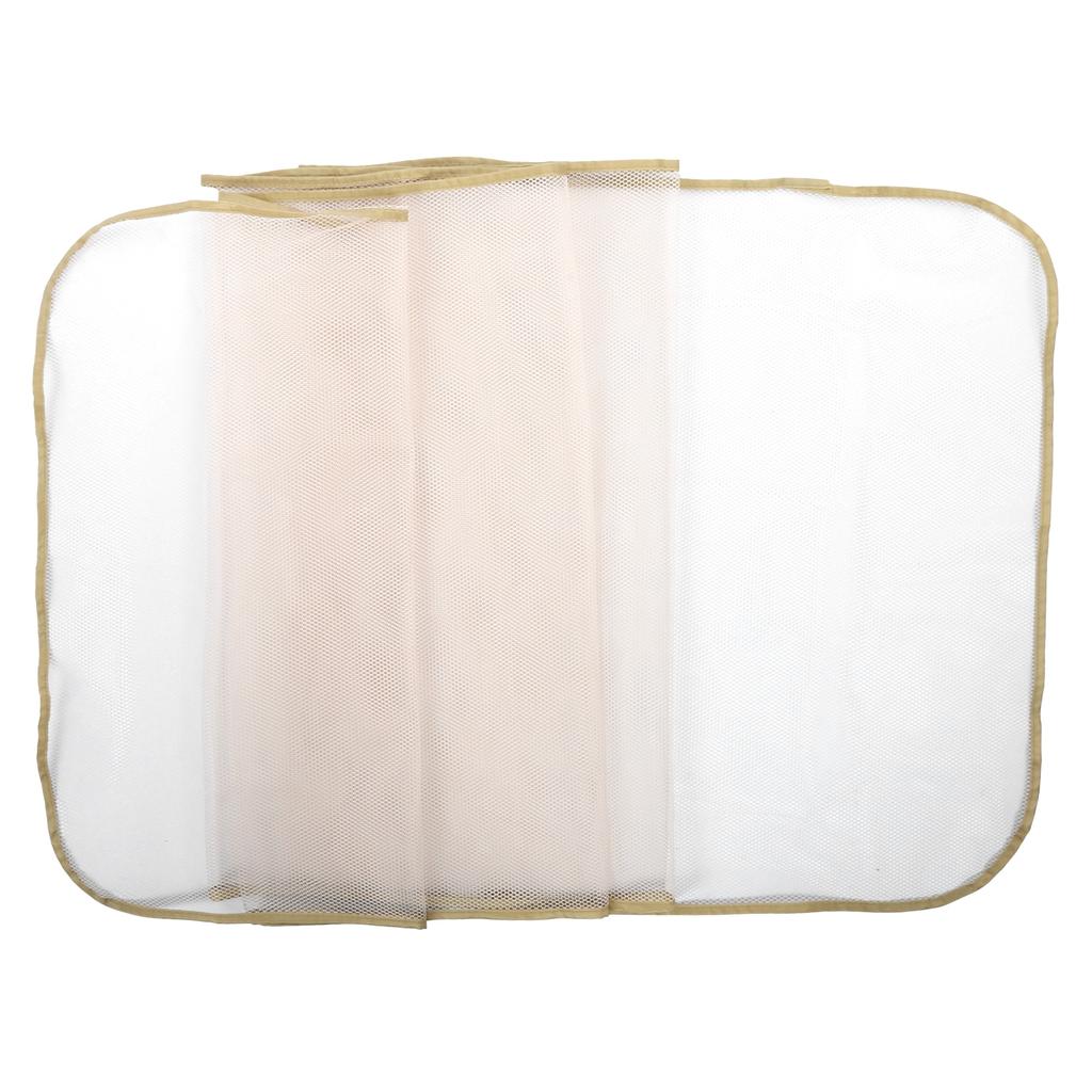 3 Meters Baby Safety Net Balcony Patio Stairs Railing Netting Guard for Indoor OutdoorApricot