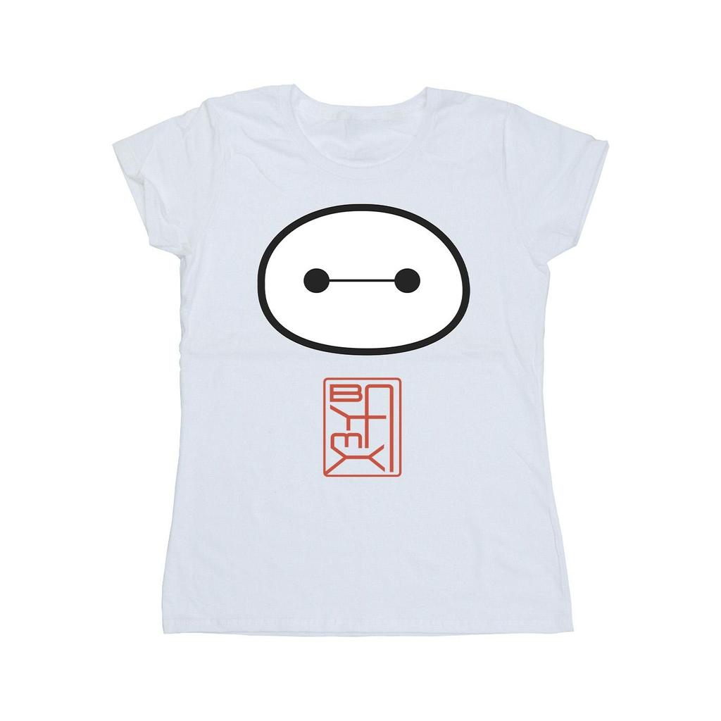 Disney Womens/Ladies Big Hero 6 Baymax Icon Cotton T-Shirt