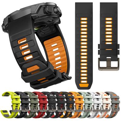 1:1 QuickFit 22 26mm Silikonarmband für Garmin Fenix 8 E 7X 7 6 6X Pro 5 5X Plus/Epix Pro 51mm 47mm Armband Uhrenarmbänder