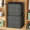 Clothing Storage Bags 3PCS Foldable Quilt Bins with Reinforced Handles, Large Capacity Non-woven Fabric Under Bed Organizers Organizers, Space Saving