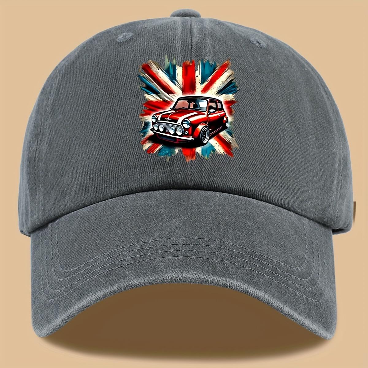 

1pc Vintage CarThemed Baseball Cap Breathable Adjustable Fit for All Sizes Ideal for Sun Protection One Size
