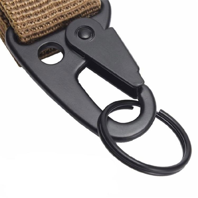 Nylon Webbing Buckle Strap Clip Tactically Belt Hanging Carabiner Hook Belt Clip