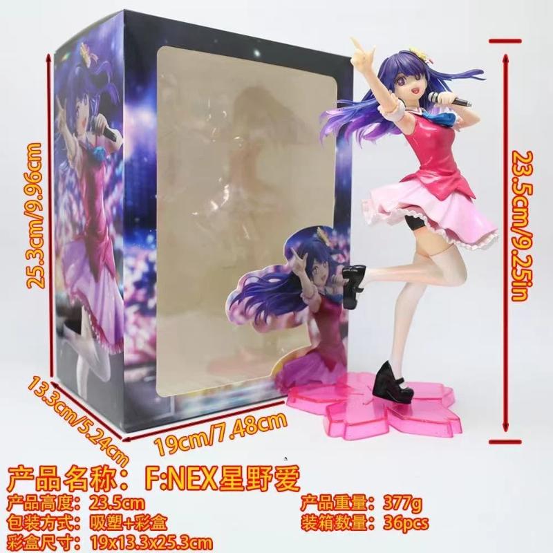 

21 см Хосино Ай Oshi No Ko GK Статуя Аниме Фигурка 21 см Раскрашенная Версия Со Сценической Подставкой Настольное Украшение Подарок Для Фанатов Аниме