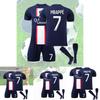 Premium Paris Saint-germain Soccer Jersey Set For Kids Messi Mbappe Neymar