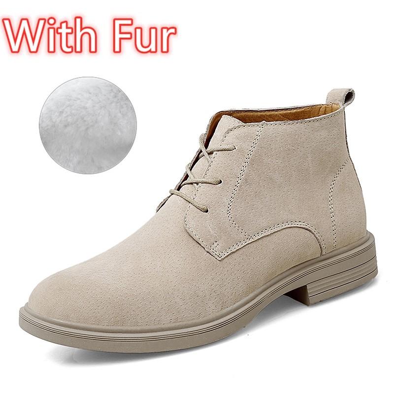 

Мужские ботинки из кожи и замши, модные мужские ботинки «Челси», повседневные ботинки на шнуровке, удобные мужские ботинки для активного отдыха 42