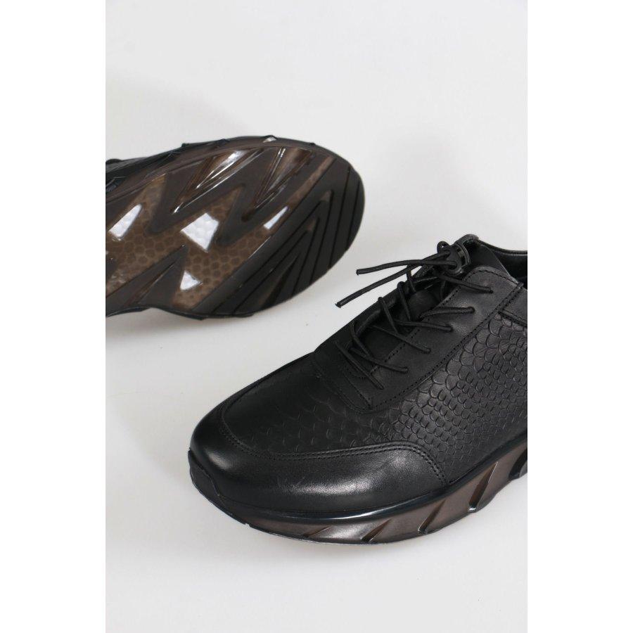 Men's Genuine Leather Thick Sole Casual Sports Shoes