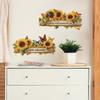 Creative Sunflower English Slogan Bedroom Living Room Entrance Hall Home Background Beautification Wall Stickers