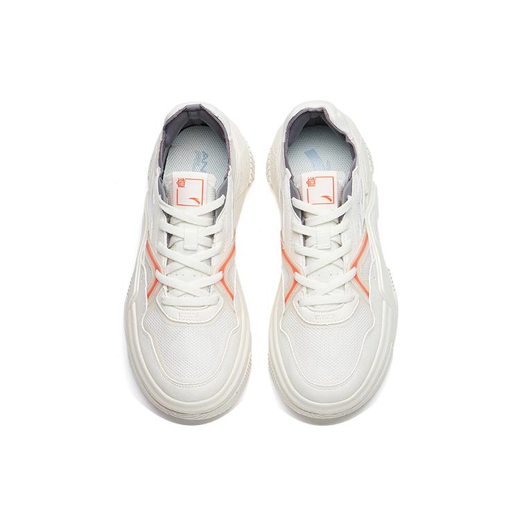New Anta Life Collection A PRO Low Top Skateboard Shoes Women's Ivory White 122228071-2
