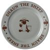 The with Mino Microwave and Dishwasher Made In 246016 "Shaun Sheep" Plate, Medium, Diameter Approx. 17cm, "Life Shaun," Ware, Safe, Japan,
