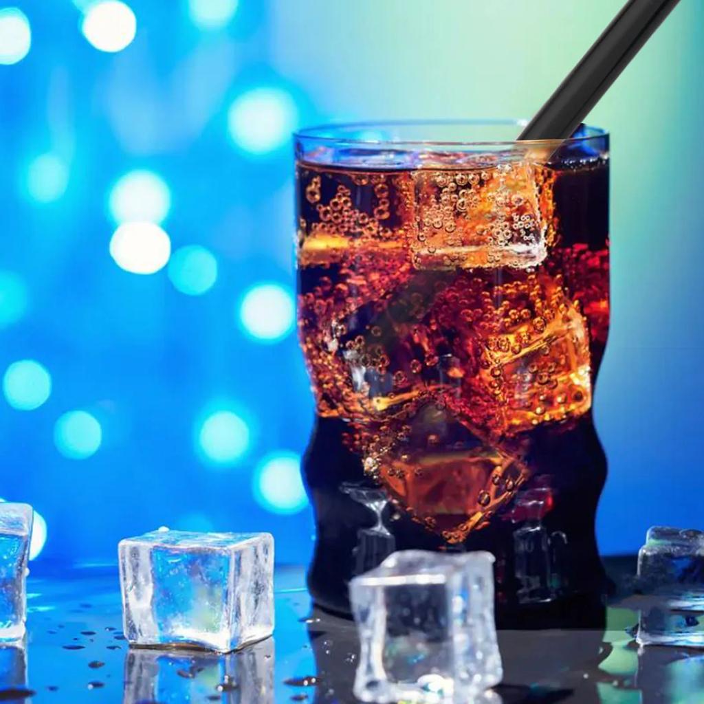 High Borosilicate Glass Straw Set Reusable Eco Friendly Drinking Straw for Smoothies Cocktails Bar Accessories Straws with Brush