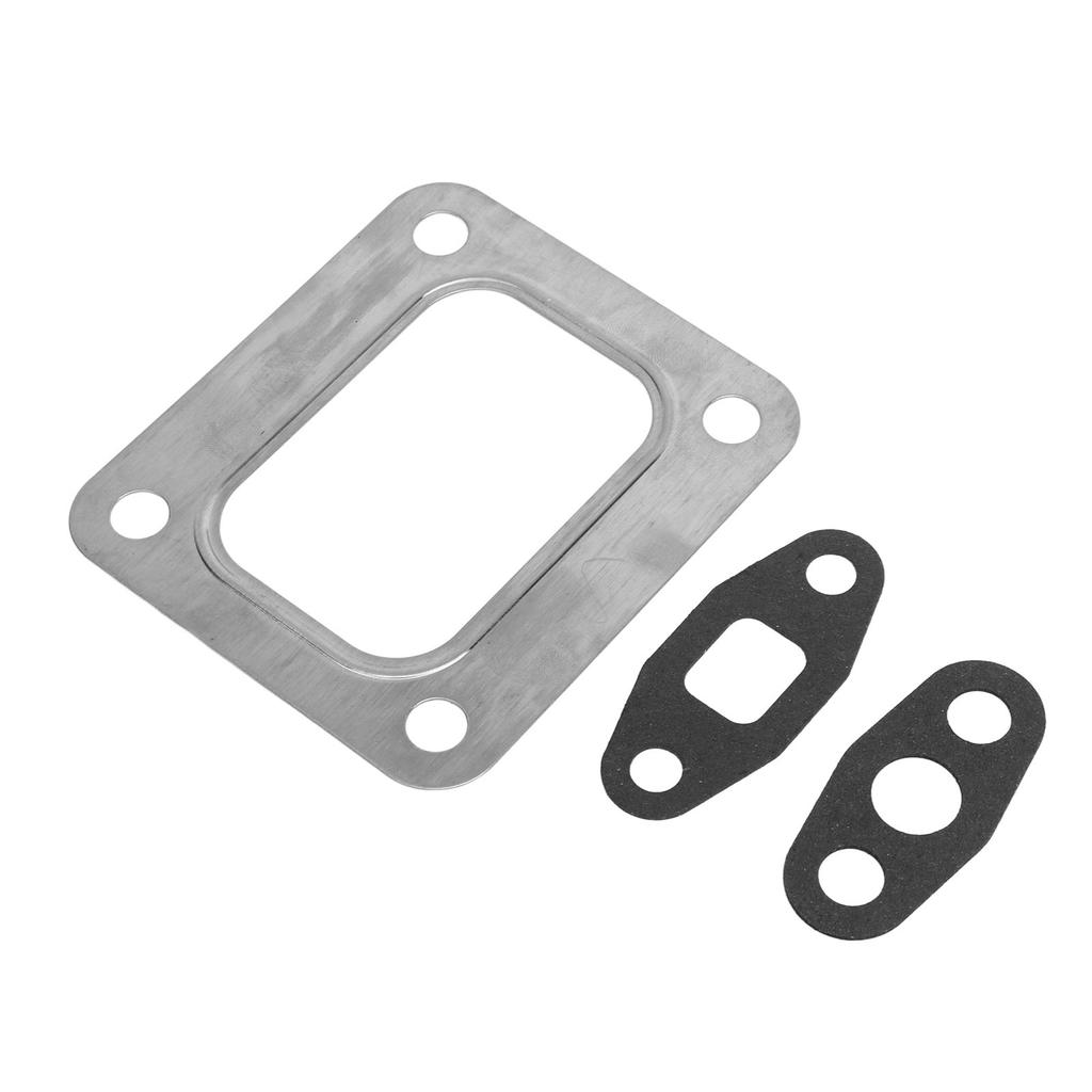 Turbine Inlet Oil Gasket Set Stainless Steel Rustproof 3755843 for T4 T04 Flange Turbo
