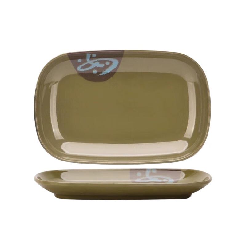 

Colorful Melamine Rectangular Dinner Plates, 10-Inch, Pack of 10