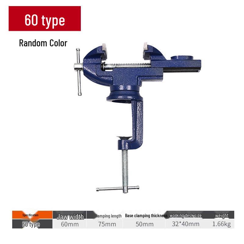 360° Drehbarer Mini Multifunktionaler Haushalts-Schraubstock