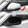 For US Version Cadillac CT5 CT6     2024 ABS Car Rearview Side Mirror Cover Wing Cap Door Trim Adhesive Sticker