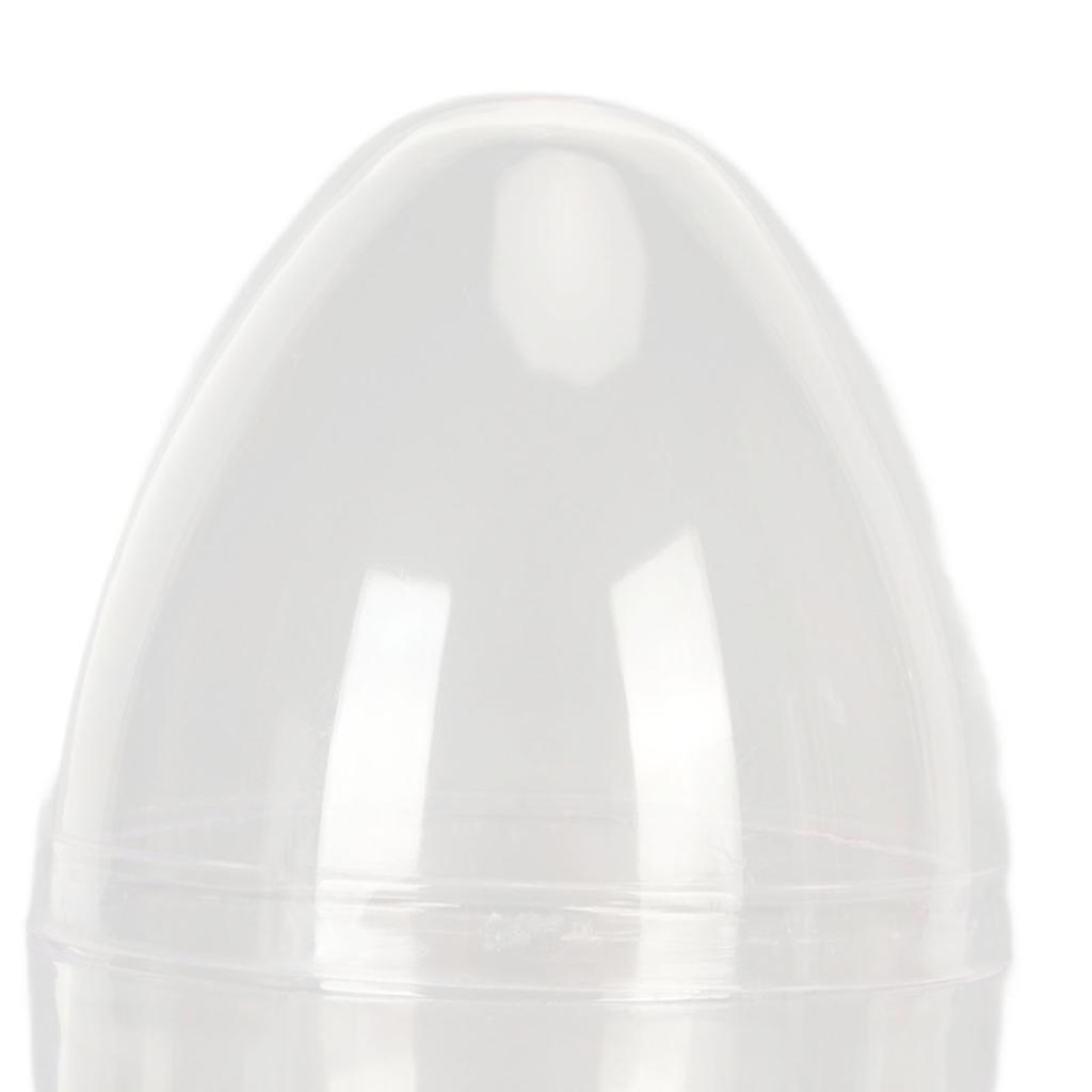 5 stücke Make-Up Schwamm Lagerung Box Fall Tragbare Transparent Ei Geformt Schwamm Mixer Halter Container