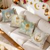 Ramadan-Themed Lantern Flowers Pillowcase Bedroom Sofa Cushion Cover 100% Polyester Living Room Cushion Pillowcase Home Decor