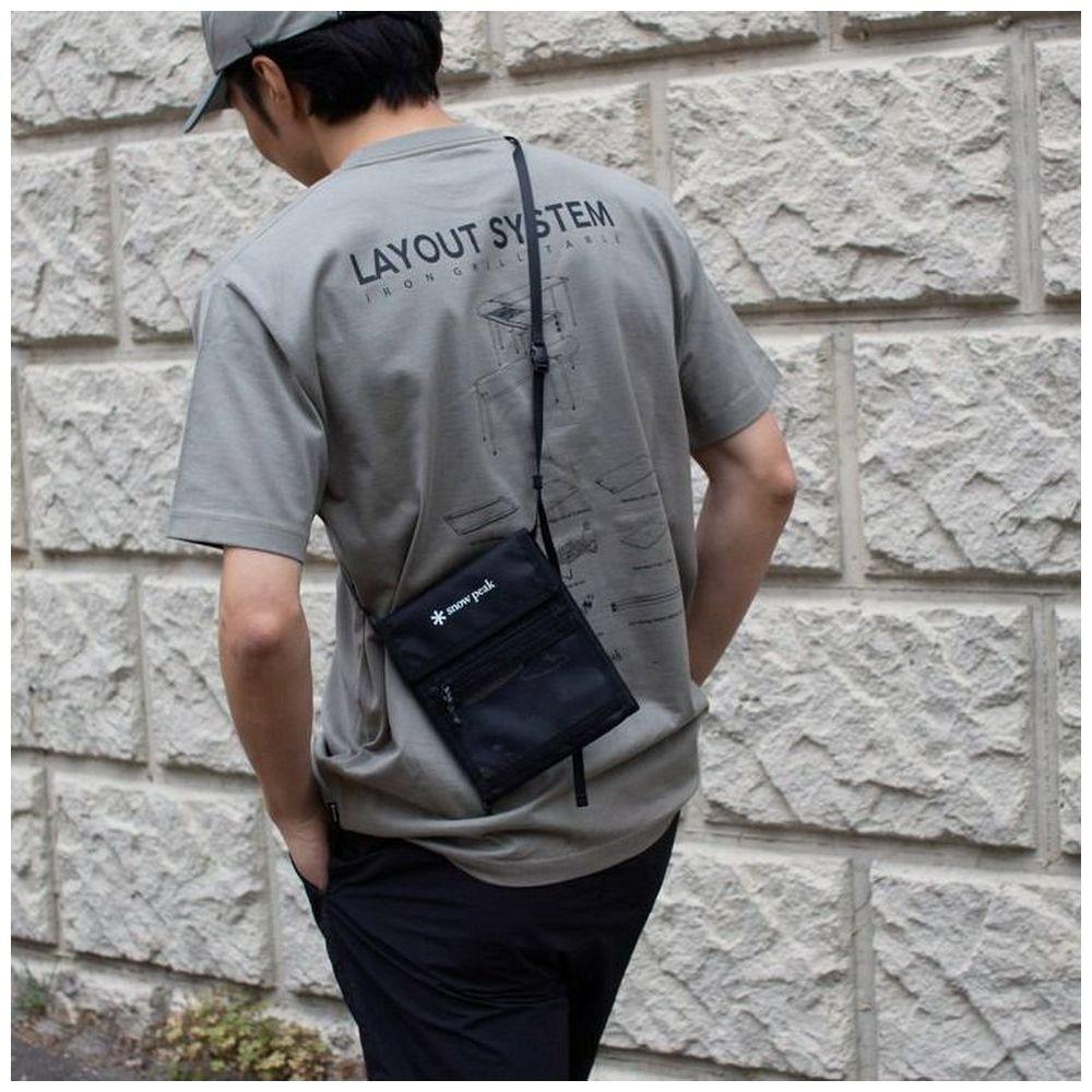 Snow Peak Pouch Ecopak Travel Pouch One BlAck Sp Ac 25su00200019 [w150 X D10 X H185  Mm ]