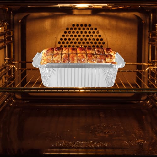Kichvoe 20-Piece Disposable Aluminum Foil Pans, Roasting and Baking Pans with Lids, Deep Foil Pans, Baking Pan Trays, Food Containers for Grilling, Co