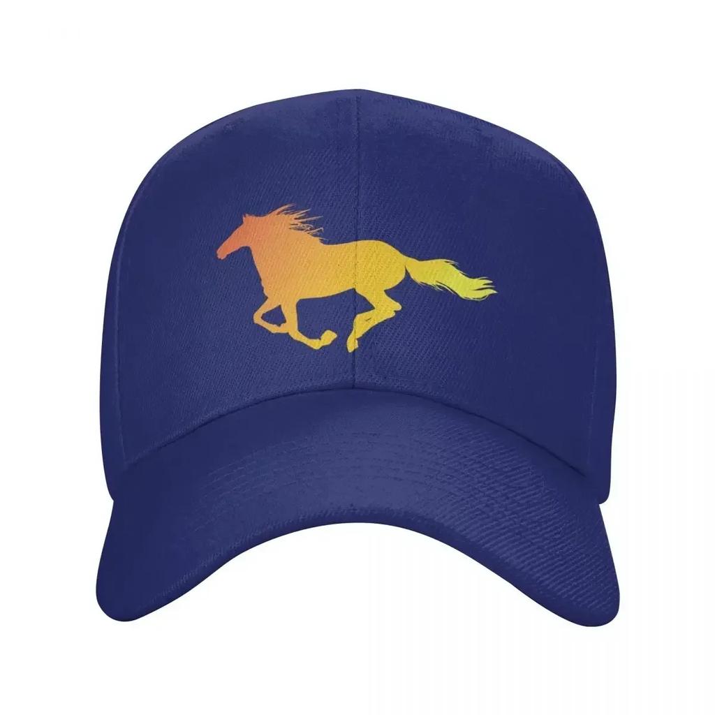 Fashion Horse Running Baseball Cap for Women Unisex Breathable Equestrian Riding Gift Dad Hat Sun Protection Snapback Caps