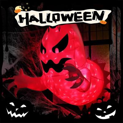 Dekoration Halloween Aufblasbares Gasmodell Weißes Geisterfest Gasmodell für Außen Innen Geist Horror Dekoration einzigartige Party