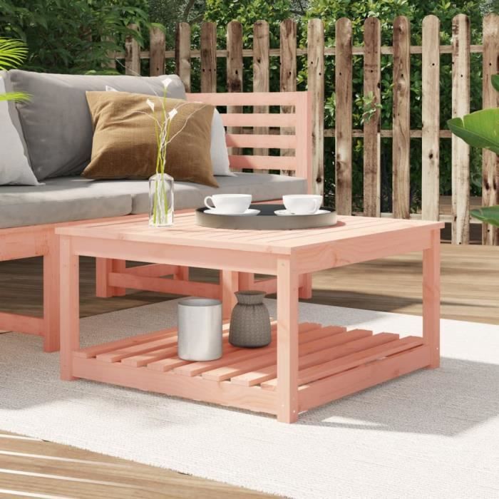 VidaXL Garden Table 82.5x82.5x45 Cm Solid Douglas Wood 824146