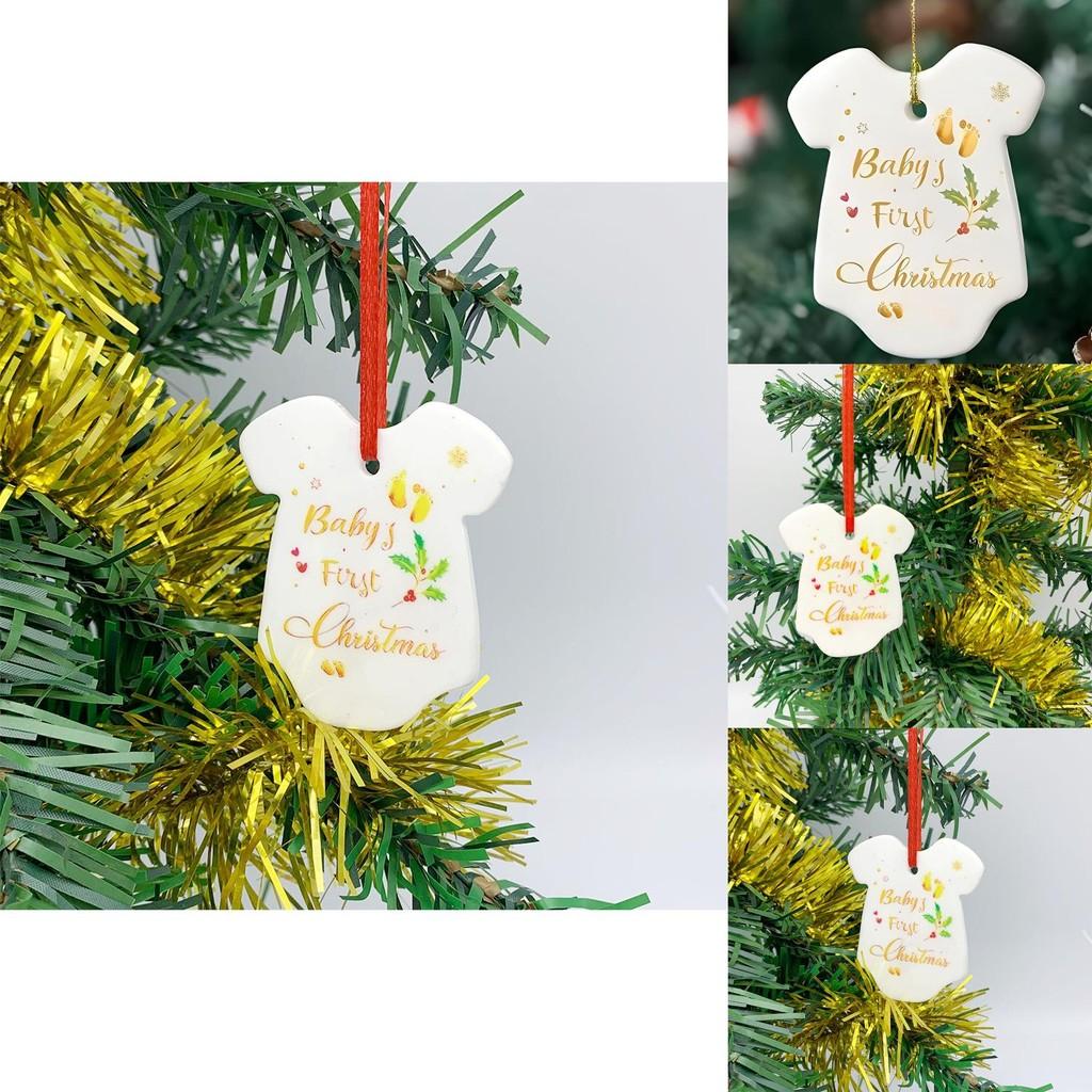 Elegant First Babys Christmas Ornament Handcrafted Acrylic For Celebrations Memorable
