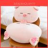Plush Pig Head Pillow With Pp Cotton Filling For Lounge And Car Comfort
