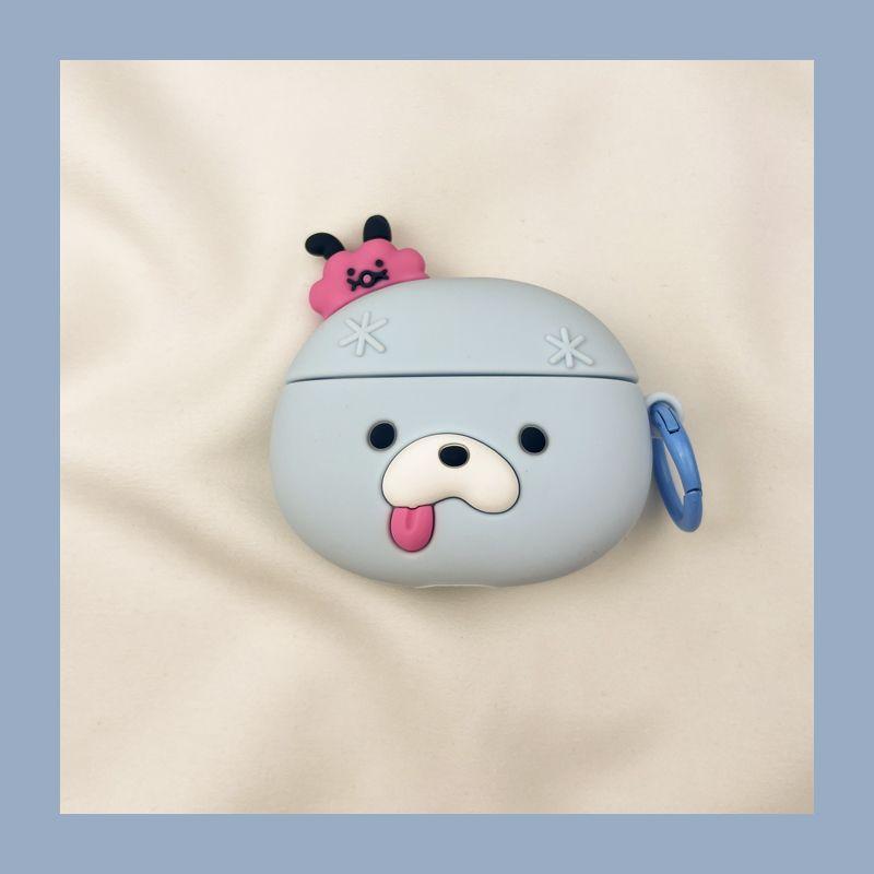 

Чехол для Airpod3 для Apple Pro Чехол для наушников Второе поколение Беспроводной Bluetooth Третье поколение Aipods2 Поколение Airpodpro Четвертое поколение 5 AirPods 4 [Zombie Rabbit Tongue] Send Hook