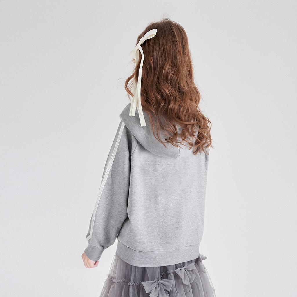 Eurowind Lace Coat Girls' Autumn Hooded Top
