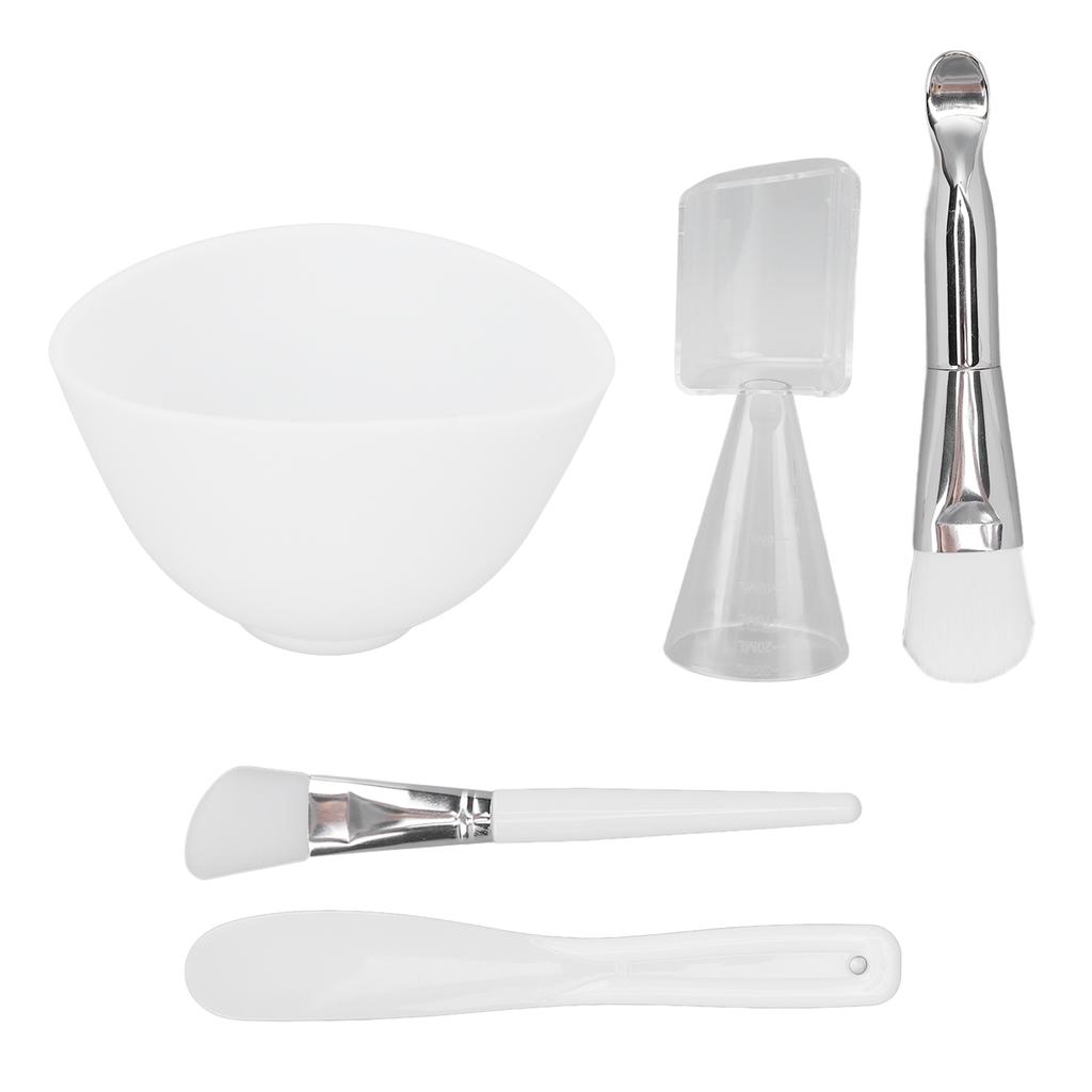 Zestaw narzędzi DIY do maseczek do twarzy Profesjonalna miseczka do masek domowych Narzędzie do mieszania Szpatułka Aplikator Łyżeczka do odmierzania