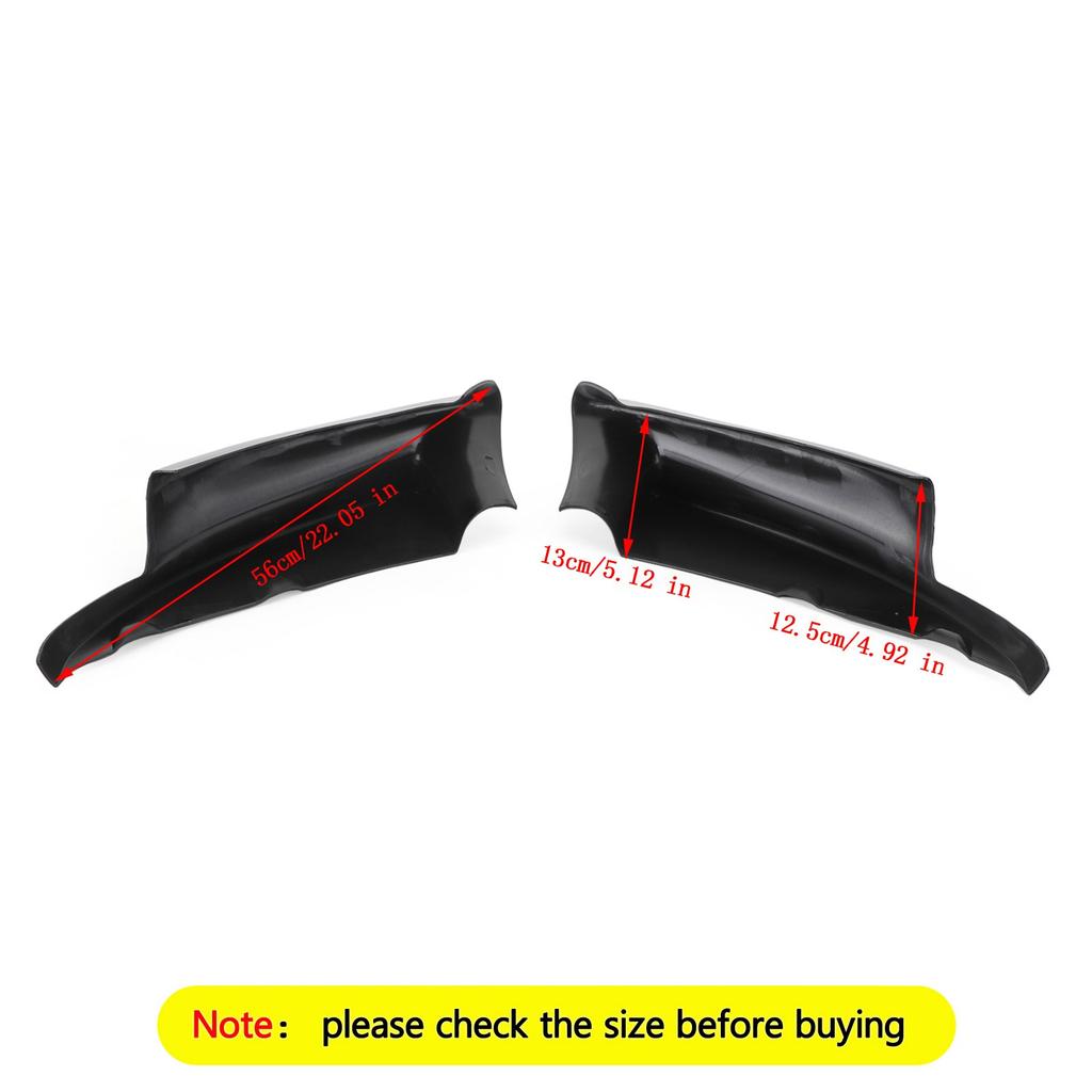 Front Bumper Lip Splitter Fits 08-13 BMW E90 E92 M3 Competition Performance