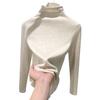 3 Autumn and winter bottoming shirt, long-sleeved top, semi-turtleneck design sense, new style, high-end sense inside, can be worn outside
