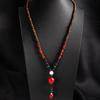Tibetan Ethnic Sweater Chain Zen Bodhi Necklace: Unisex Retro Scenic Accessory