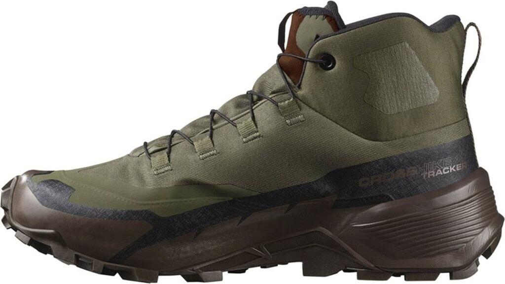 

Salomon Cross Hike Tracker GORE-TEX треккинговые ботинки Ranger Green Earth Brown Black 40