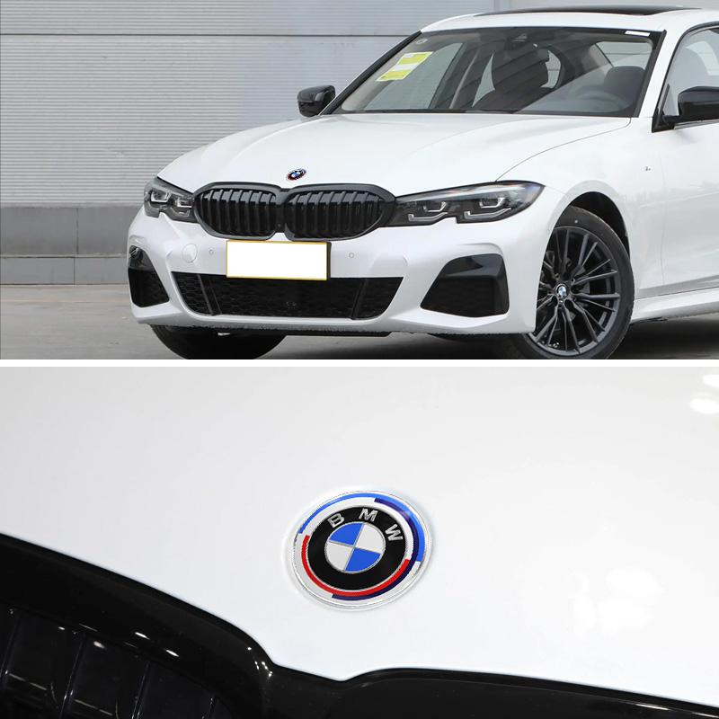 1PCS 74mm 82mm Car Front Grille Decorative Front Cover Badge Accessories for BMW E30 E38 E39 E46 E60 E61 E90 X1 X3 X4 X5 X6 E70