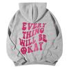 SOLY HUX Women's Sweatshirt Pattern Hoodie Casual Long Sleeve Loose Pullover with Kangaroo Pocket