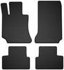 Rubber Car Mats, Set of 4, Universal For: Mercedes CL W215 Coupe (1999-2006)
