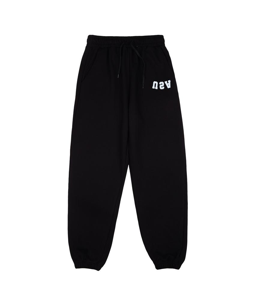 CREAM SODA LAB Reverse Usa Training Jogger Pants Black