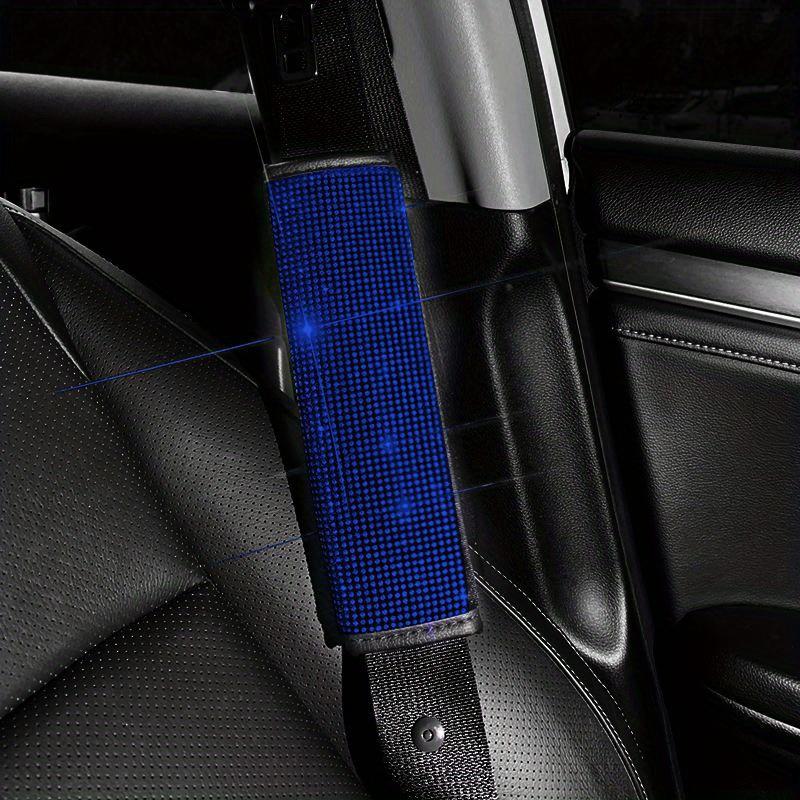 1Pcs Bling Car Seat Belt Ornament Rhinestone Shoulder Pads Shoulder Protector Pad Cover Cushion Car Accessories for Women