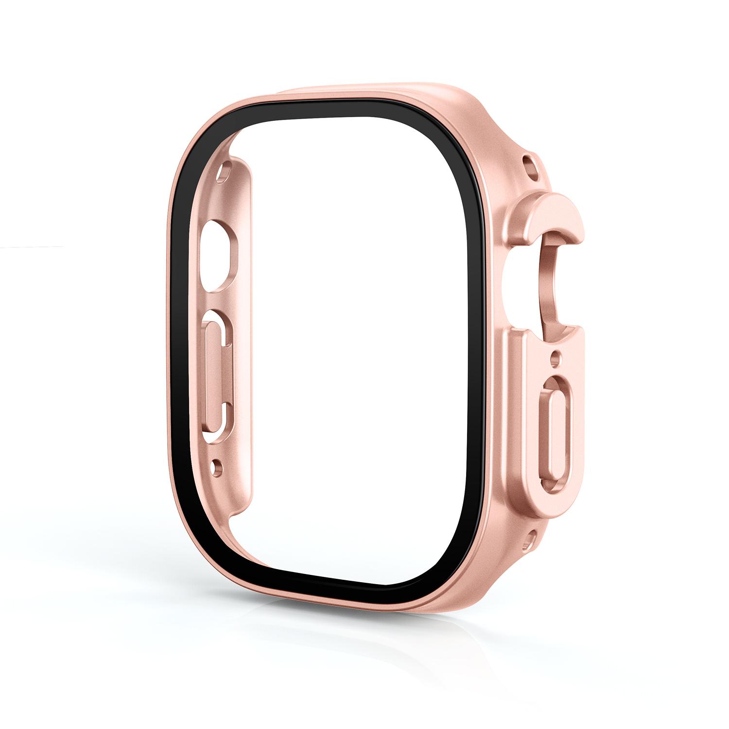 

Скло+чохол для серії Apple Watch Ultra 49 мм 49 мм смарт-годинник ПК Захист екрану Бампер Загартовані аксесуари Обкладинка iwatch Ultra 49mm series Ultra