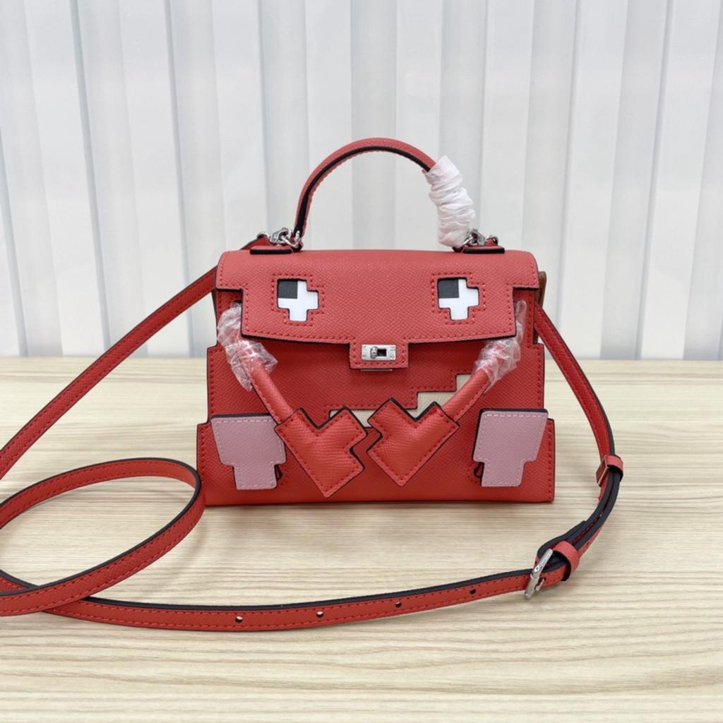 Palm Pattern Color Matching Mosaic Mini Kelli Robot (S10-20KL)