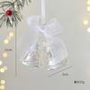1Pcs Christmas Pendants Decoration Glitter Xmas Tree Snowflake Elk Candy Hanging Ornaments For Home New Year 2023 Navidad Gifts