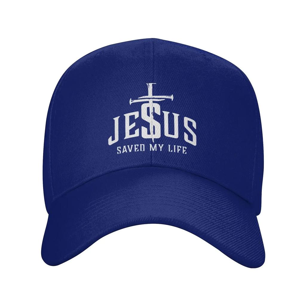 All Season Jesus Saved My Life Baseball Caps Outfit For Unisex New  Trucker Cap Adjustable