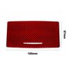 Red Carbon Fiber Interior Overhead Console Cover Trim For Toyota Hilux 2015-