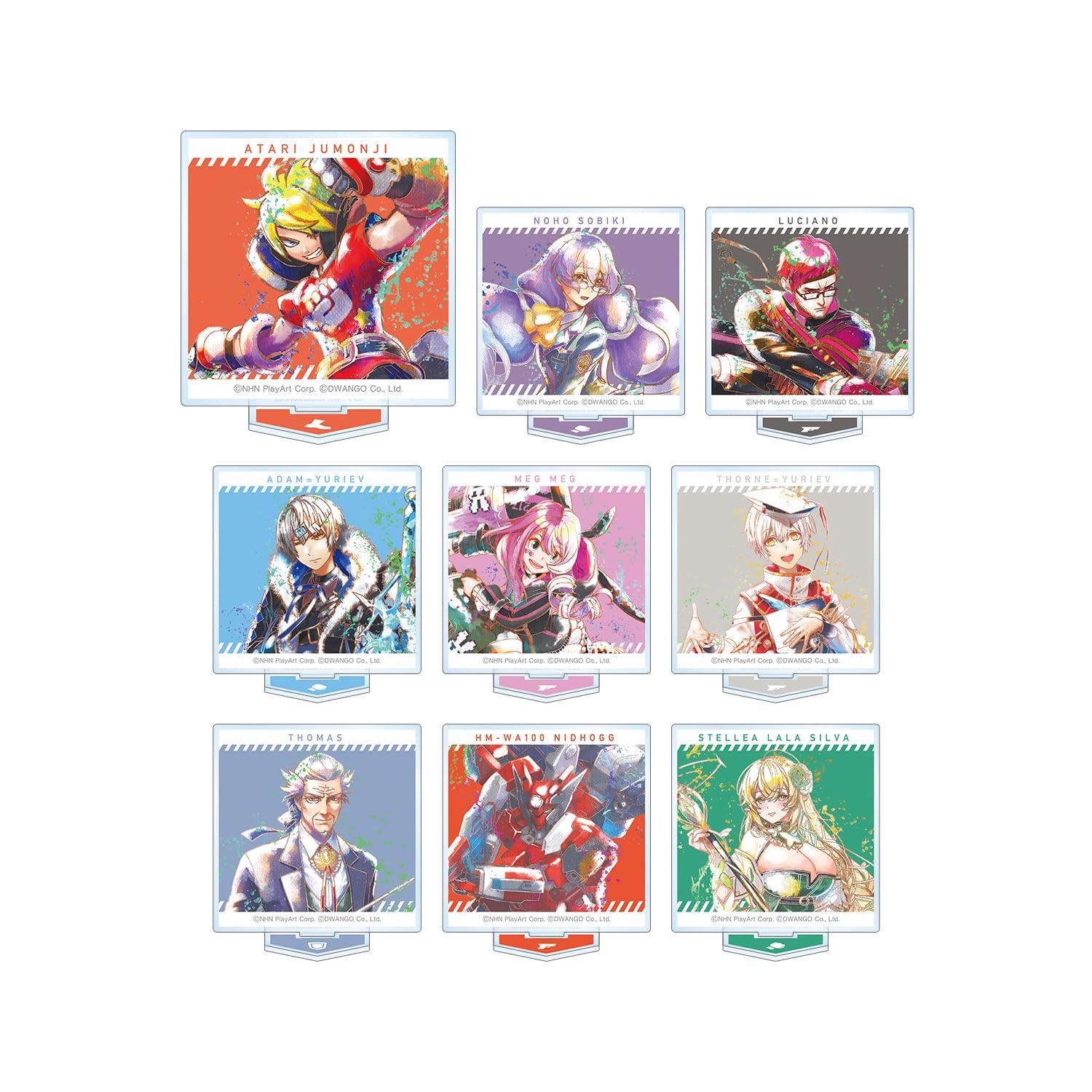 

#Compass Combat Providence Analysis System Trading Ani Art aqua label Acrylic Stand ver.D Box of 9