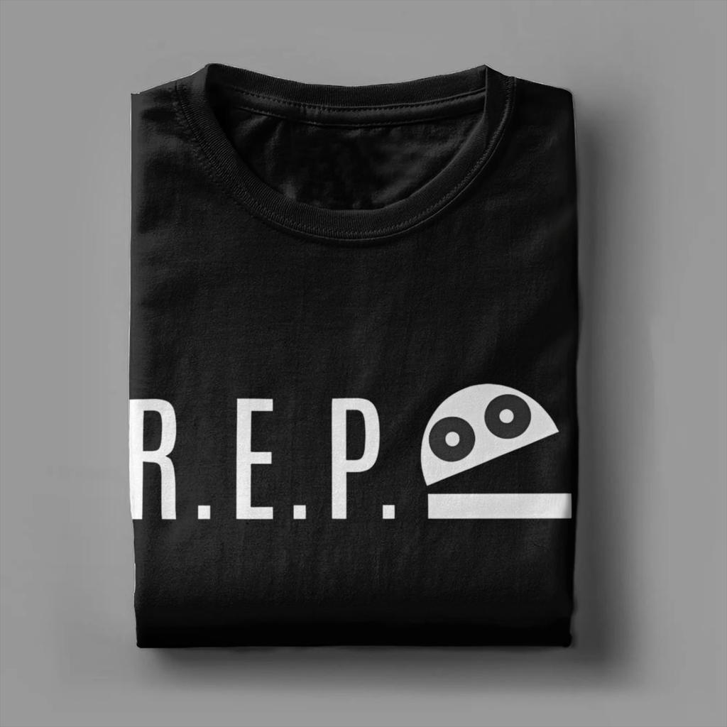 REPO King of The Losers T-Shirt Herren Baumwolle Vintage T-Shirt Rundhalsausschnitt Beliebtes Spiel Repo Robot Tees Kurzarm Merchandise Party