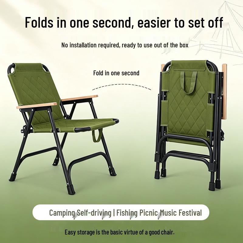 Portable Foldable Outdoor Leisure Chair for Fishing, Beach, Camping, and Art Sketching